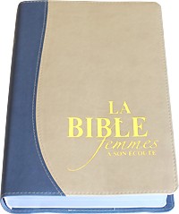 La Bible Femme à Son Écoute – Couverture fibro couleur sable et bleu -