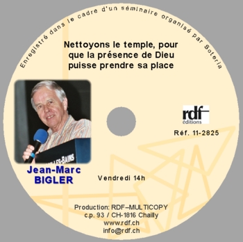 Illustration: Nettoyons le temple, pour que la présence de Dieu puisse prendre sa place