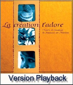 Illustration: La création tadore  Chants de louange de Jeunesse en Mission  Playback