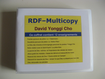 Illustration: Coffret de 12 messages de David Yonggi Cho sur CD's