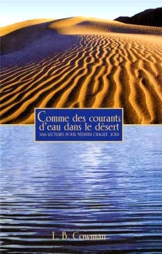 Illustration: Comme des courants d'eau dans le désert – 366 lectures pour méditer chaque jour