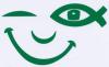 Illustration: Autocollant «SMILE ICHTUS» (vert foncé)