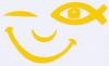 Illustration: Autocollant «SMILE ICHTUS» (jaune citron)