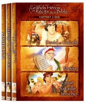 Illustration: David, Moïse, Josué – COFFRET 3 DVD 