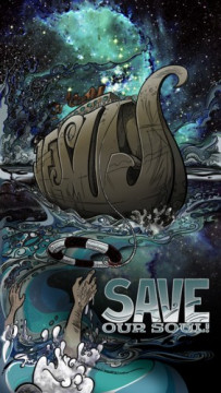 POSTER &laquo;JESUS SAVE OUR SOUL!&raquo; - Alain Auderset