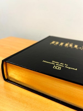 Bible Thompson NBS sans onglets - noire