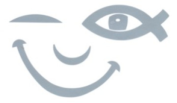 Autocollant &laquo;SMILE ICHTUS&raquo; (Argent) - Micha&euml;l Lezay