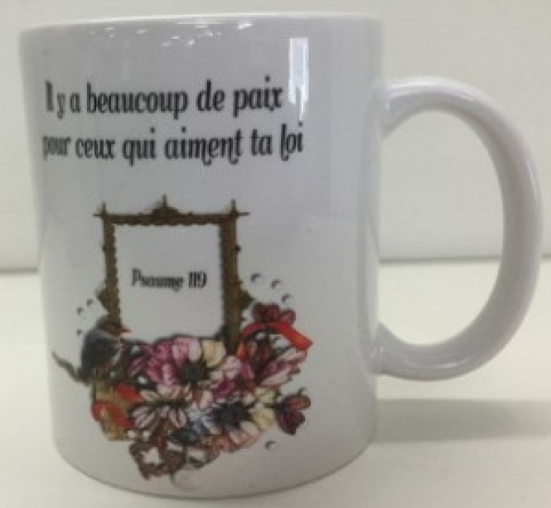 Il y a beaucoup de paix...Psaumes 119  - MUG