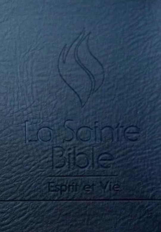 Bible d'étude Esprit et Vie Segond 1910 Edition Black Out