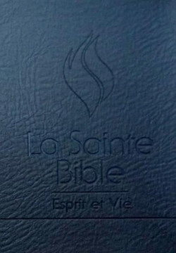Bible d'&eacute;tude Esprit et Vie Segond 1910 Edition Black Out