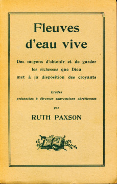 Fleuves d'eau vive (1 ex) - Ruth PAXSON