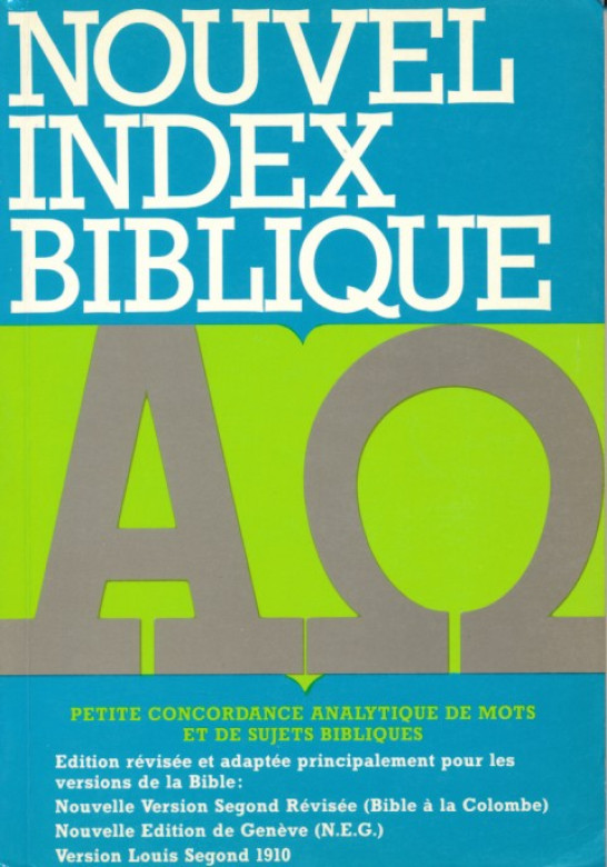 Nouvel index biblique (1 ex)