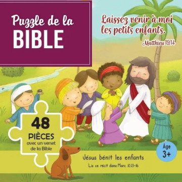 Puzzel de la BIBLE, J&eacute;sus b&eacute;nit les enfants - Divers auteurs