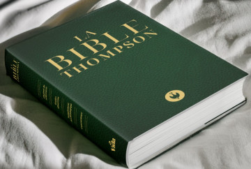 Bible Thompson rigide verte avec onglets Version La Colombe - Bible Thompson Colombe 1978
