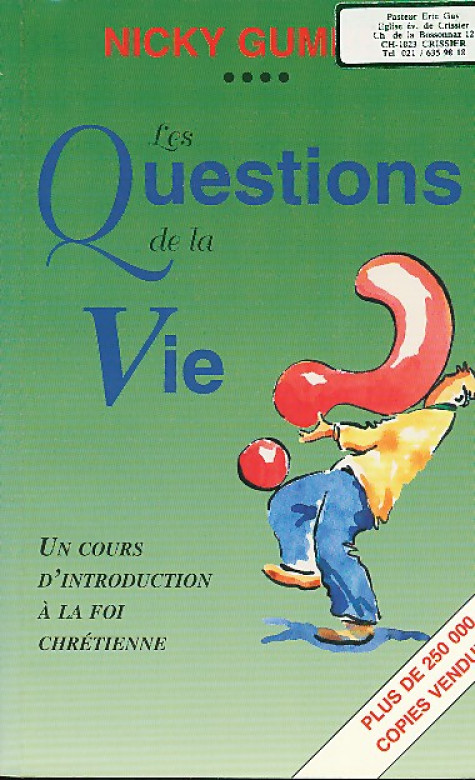 Les questions de la vie (1 ex) - Nicky Gumbel