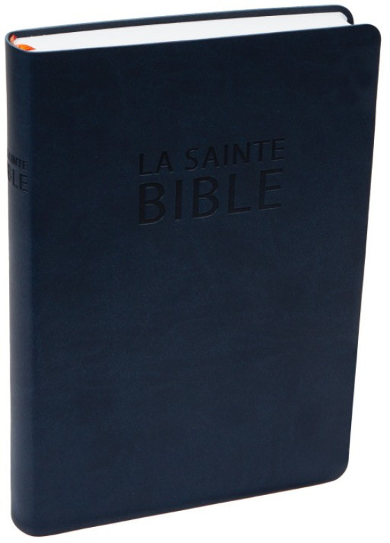Bible Grand Format PU Bleu - Bible Darby - Édition de Rolle 2022