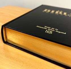 Bible Thompson NBS sans onglets - noire