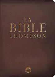 BIBLE THOMPSON &laquo;LA COLOMBE&raquo; LUXE MARRON